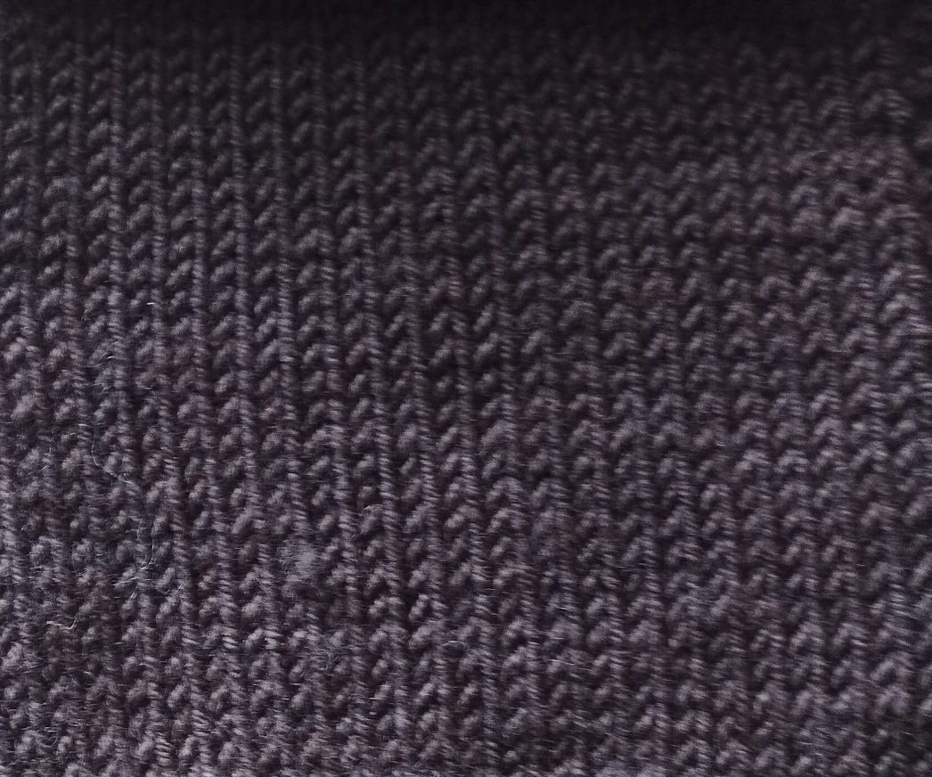 Laine Merinos tricotée en jersey